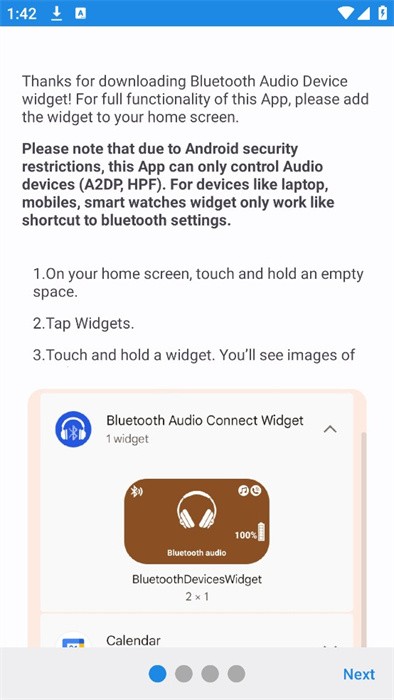 蓝牙音频小部件app
