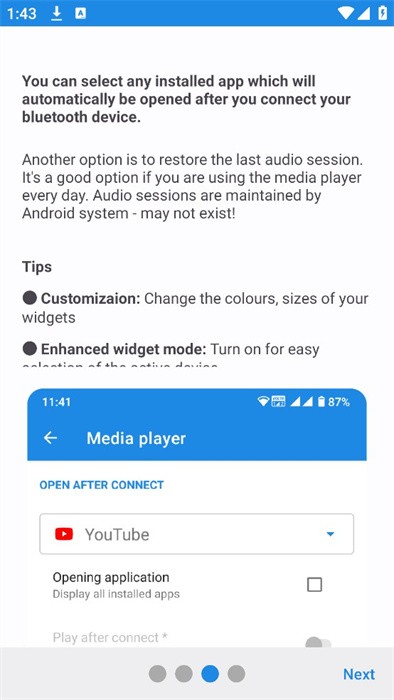 蓝牙音频小部件app