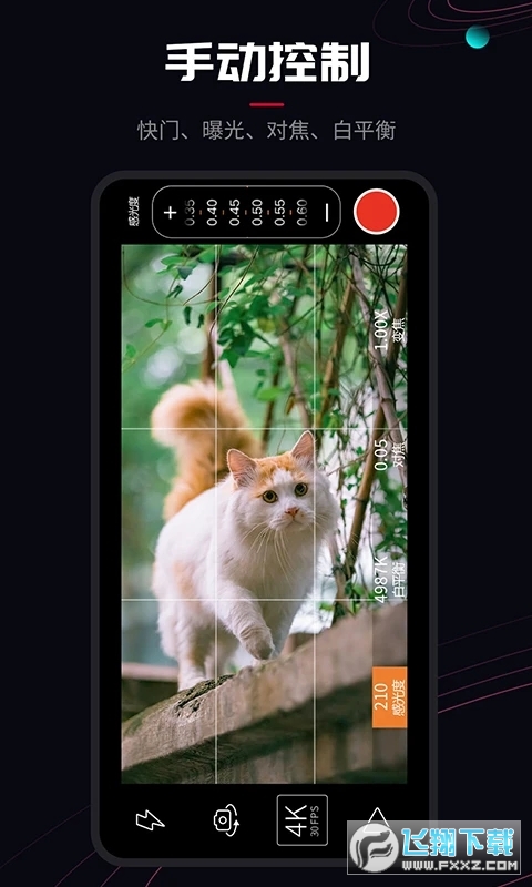 promovie蓝色滤镜相机