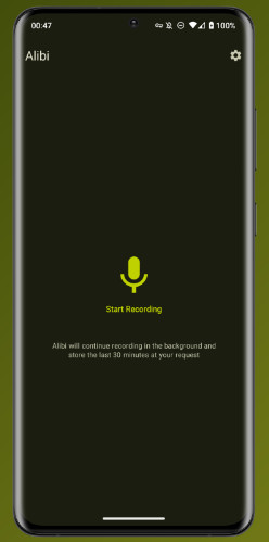 Alibi(后台持续录制30分钟)