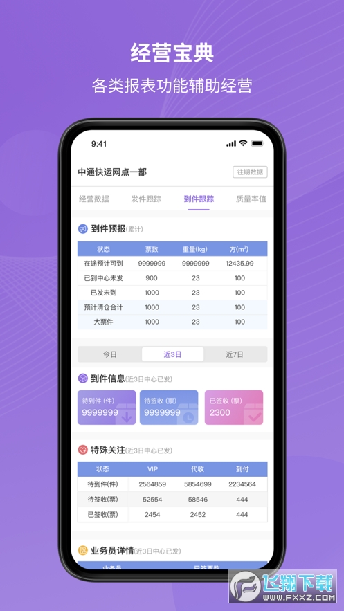 掌上快运app中通快运安卓员工端
