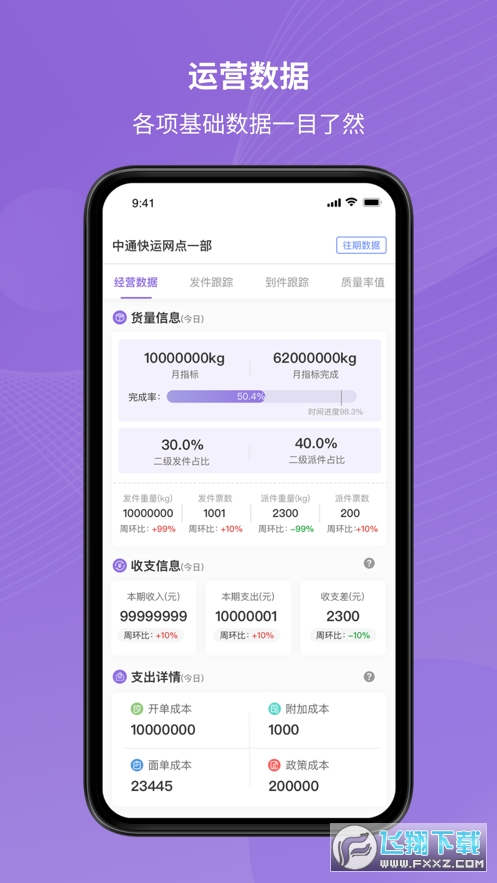 掌上快运app中通快运安卓员工端